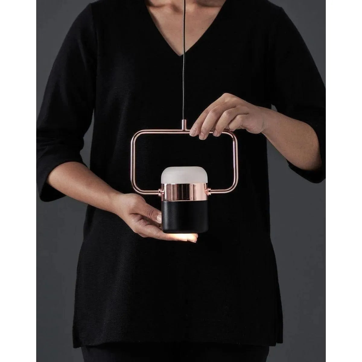 Seed Design - Ling Pendant Light Single H - SLD-80PH-BK | Montreal Lighting & Hardware