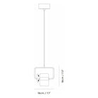 Seed Design - Ling Pendant Light Single H - SLD-80PH-BK | Montreal Lighting & Hardware
