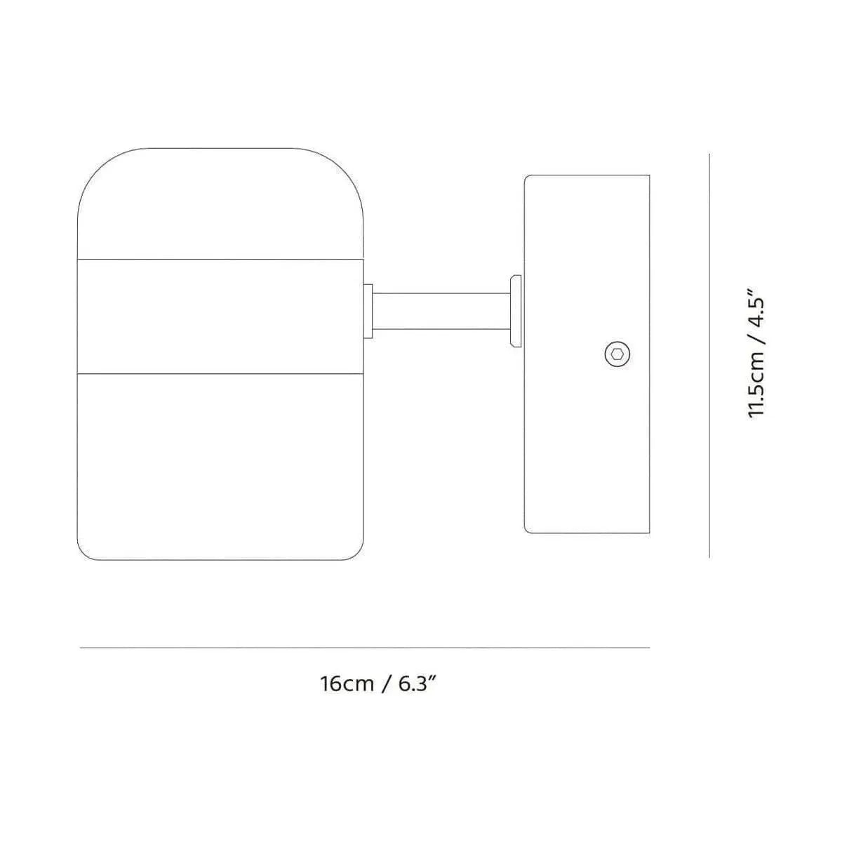 Seed Design - Ling Wall Lamp - SLD-80WTE-WH | Montreal Lighting & Hardware
