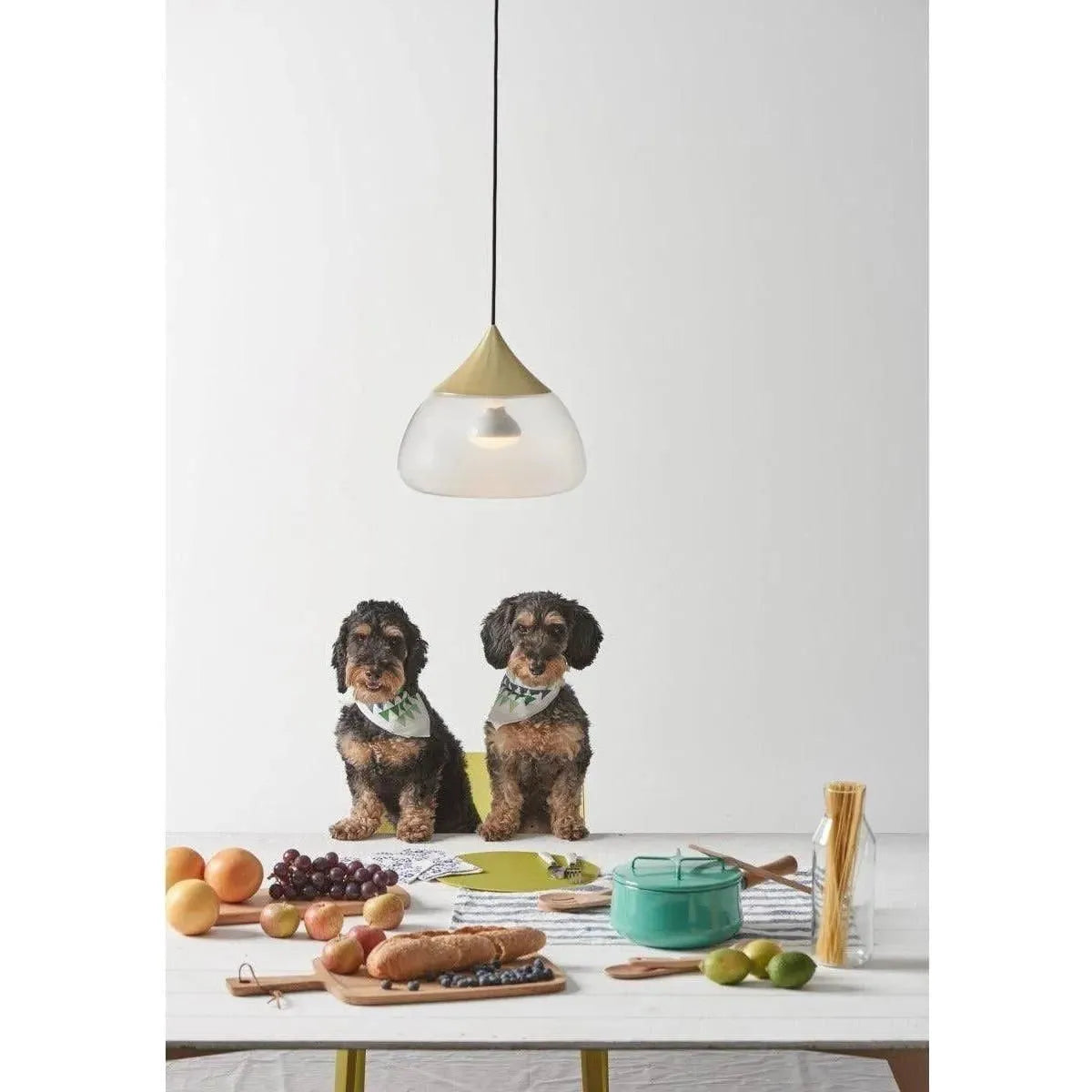 Seed Design - Mist Pendant Light - SQ-8997P-CRM | Montreal Lighting & Hardware