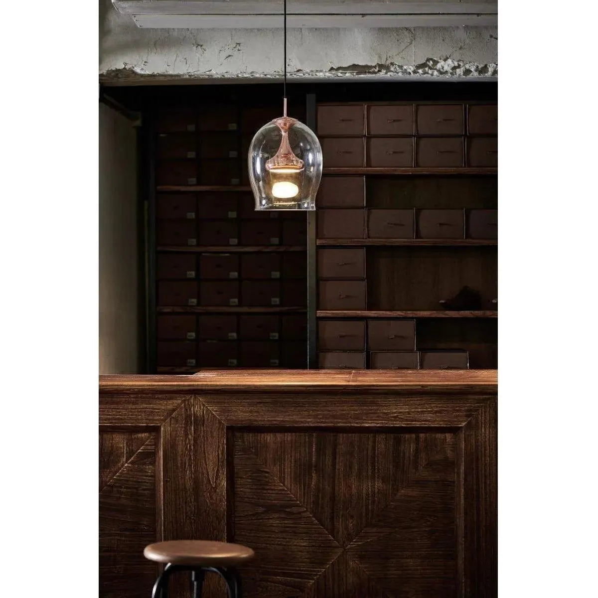 Seed Design - Moai Pendant Light - SLD-201P-BRS | Montreal Lighting & Hardware