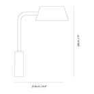 Seed Design - OLO Arm Wall Lamp - SLD-130WUTE-BK | Montreal Lighting & Hardware