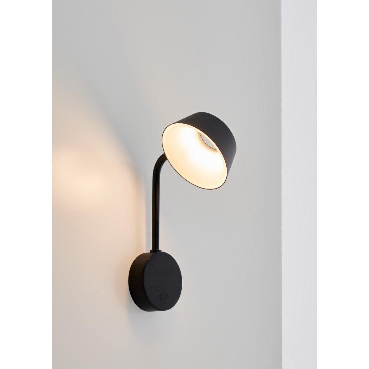Seed Design - OLO Arm Wall Lamp - SLD-130WUTE-BK | Montreal Lighting & Hardware