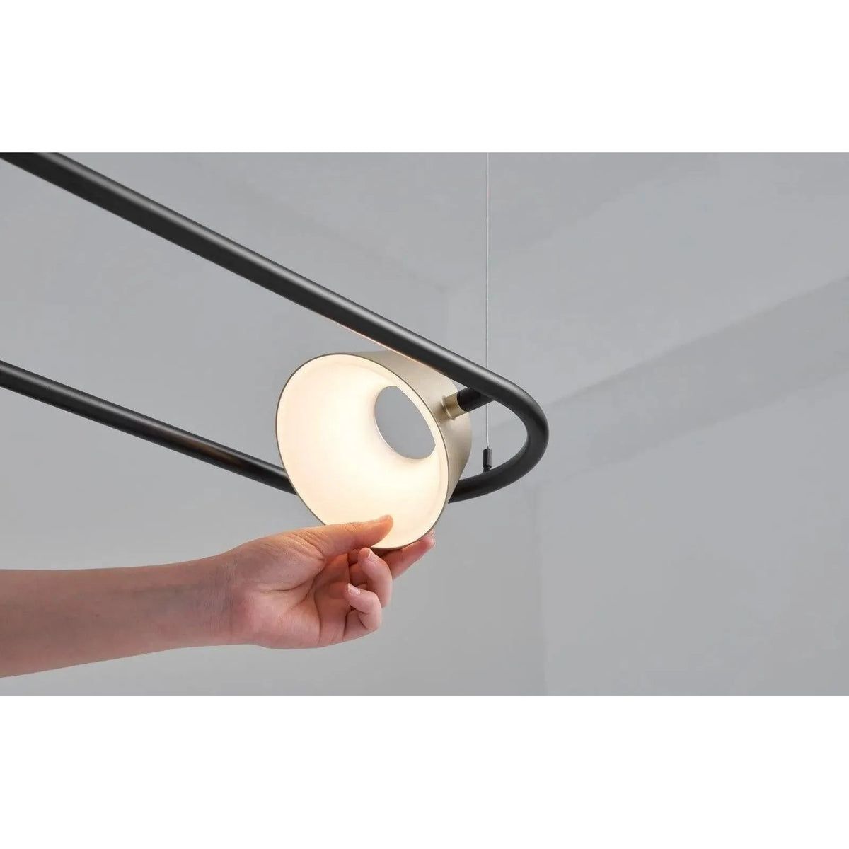 Seed Design - OLO Linear Pendant Light - SLD-130PL4-BK | Montreal Lighting & Hardware