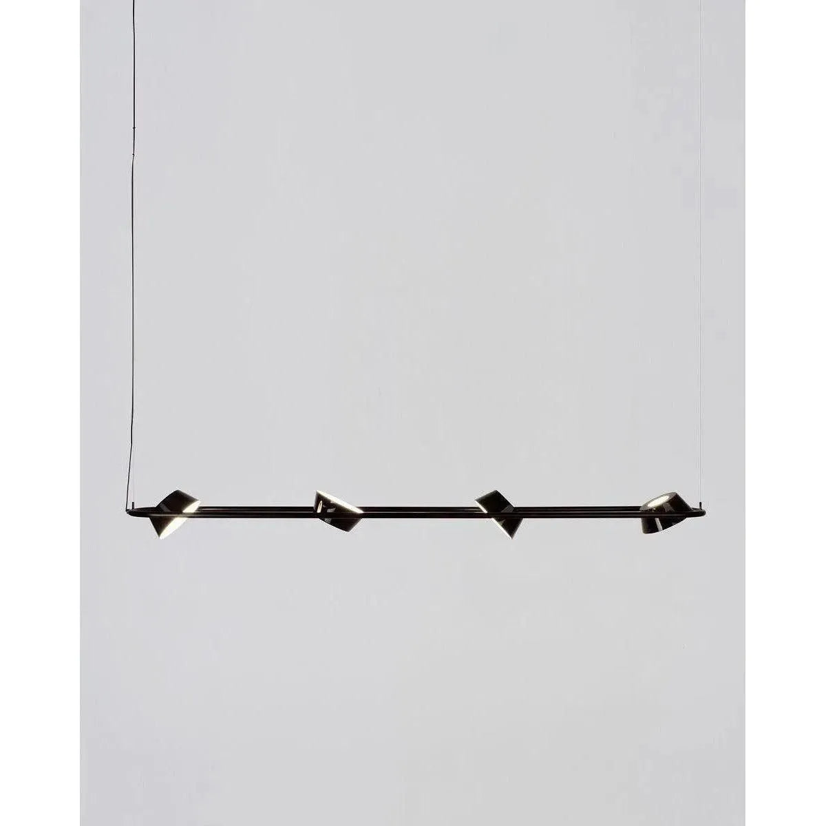 Seed Design - OLO Linear Pendant Light - SLD-130PL4-BK | Montreal Lighting & Hardware