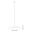 Seed Design - OLO PC4 Pendant Light - SLD-130PC4-CPR | Montreal Lighting & Hardware