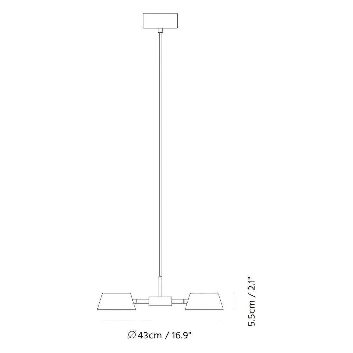 Seed Design - OLO PC4 Pendant Light - SLD-130PC4-CPR | Montreal Lighting & Hardware