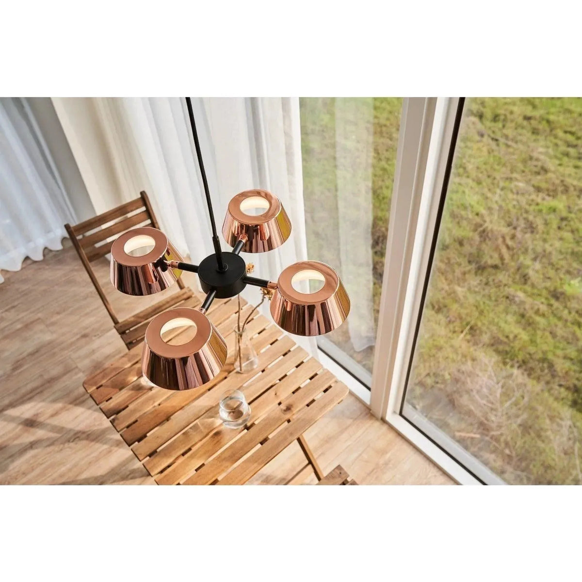 Seed Design - OLO PC4 Pendant Light - SLD-130PC4-CPR | Montreal Lighting & Hardware