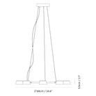 Seed Design - OLO PC8 Pendant Light - SLD-130PC8-BK | Montreal Lighting & Hardware