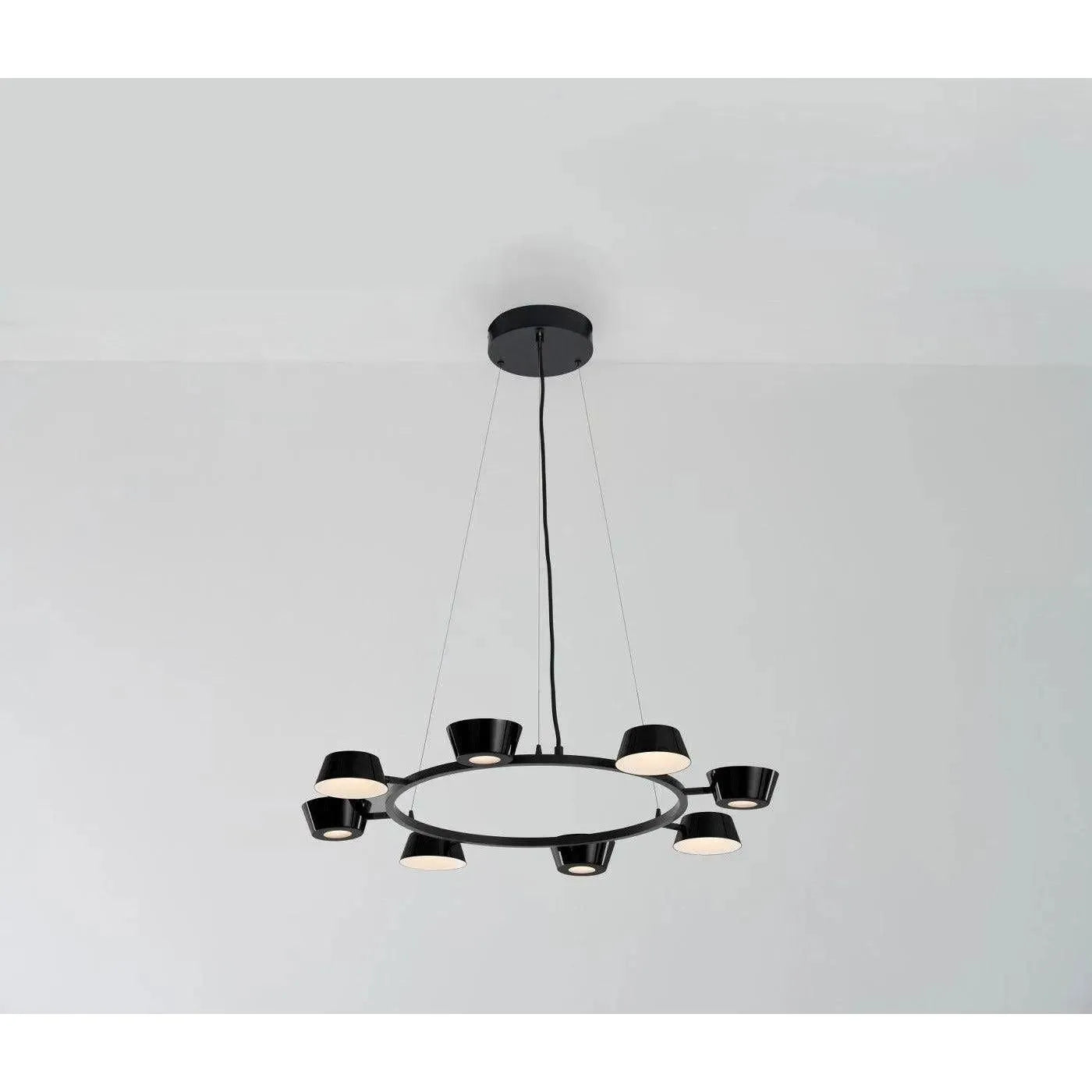 Seed Design - OLO PC8 Pendant Light - SLD-130PC8-BK | Montreal Lighting & Hardware