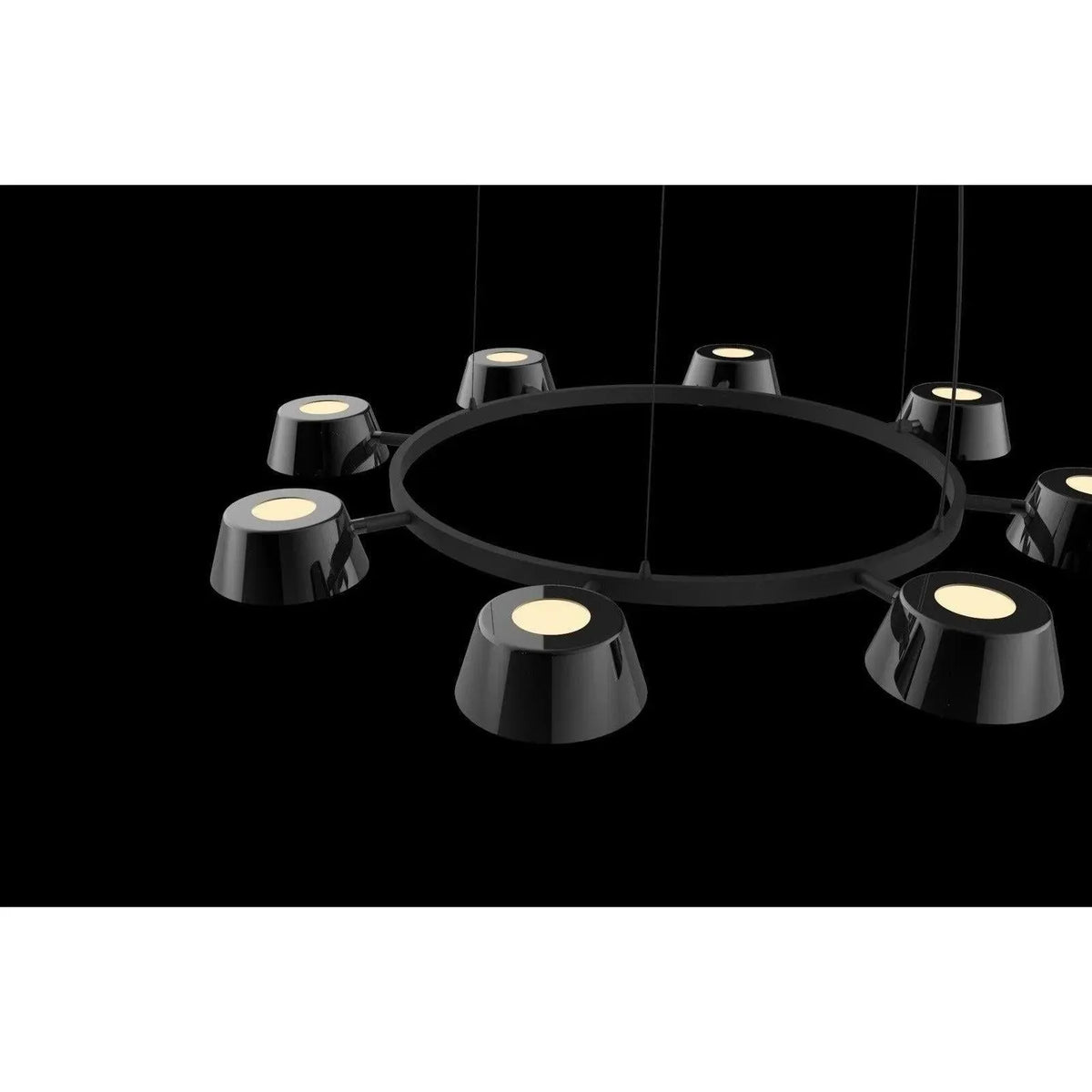 Seed Design - OLO PC8 Pendant Light - SLD-130PC8-BK | Montreal Lighting & Hardware