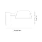 Seed Design - OLO Wall Lamp - SLD-130WRTE-BK | Montreal Lighting & Hardware