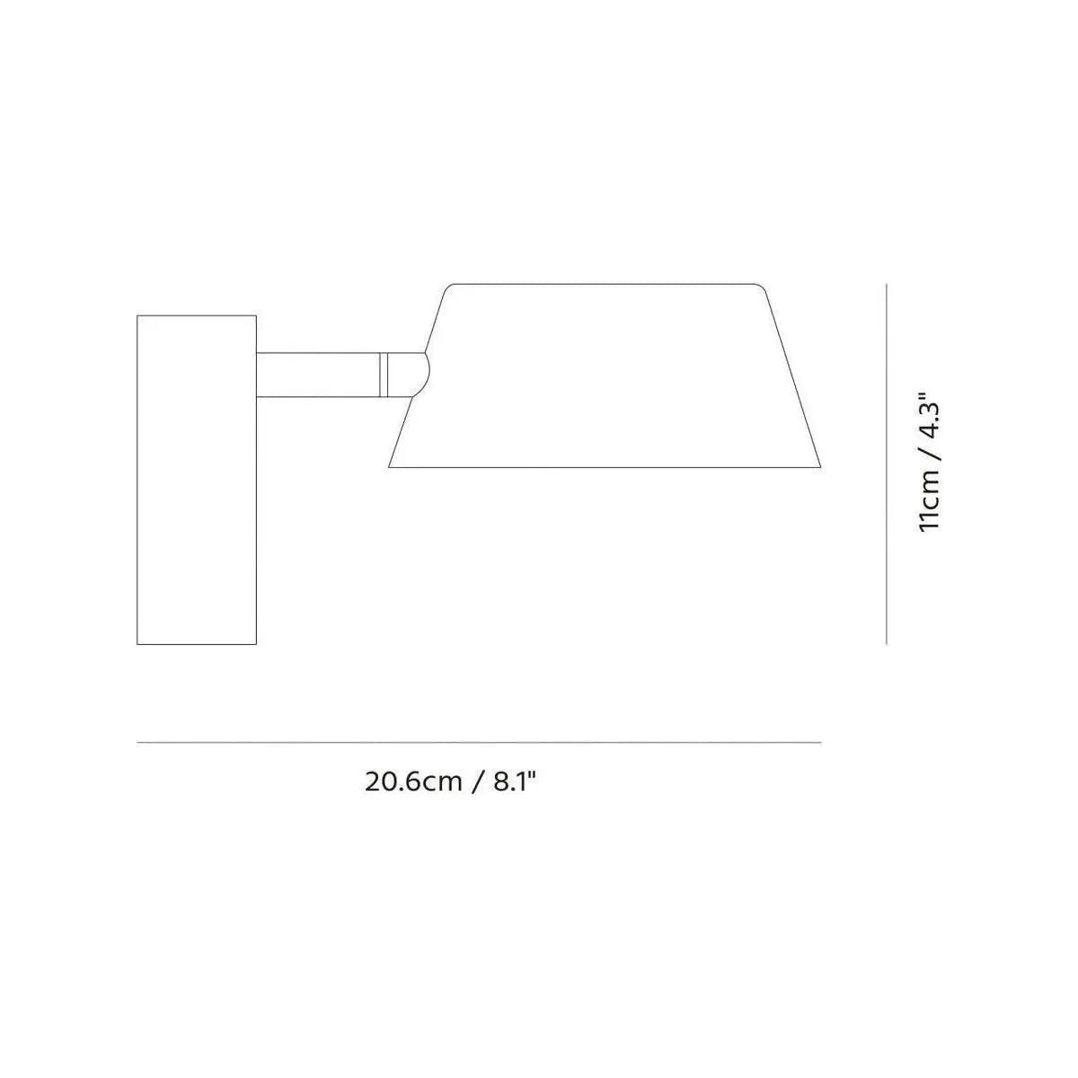 Seed Design - OLO Wall Lamp - SLD-130WRTE-BK | Montreal Lighting & Hardware