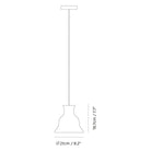 Seed Design - Salute Bell Pendant Light - SQ-827P | Montreal Lighting & Hardware