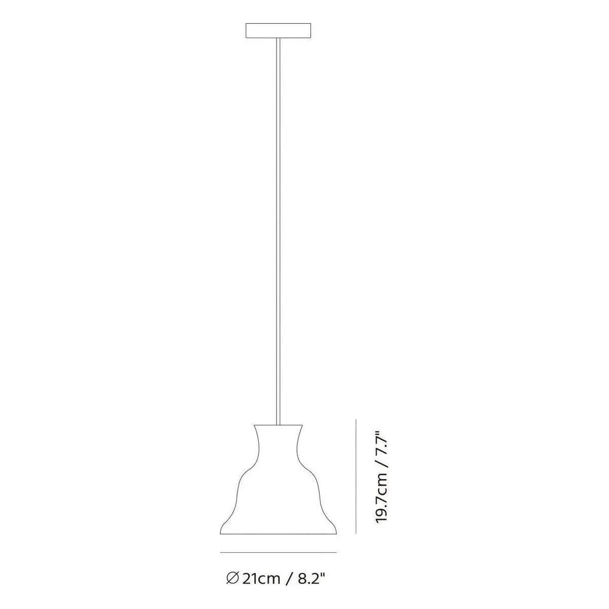 Seed Design - Salute Bell Pendant Light - SQ-827P | Montreal Lighting & Hardware