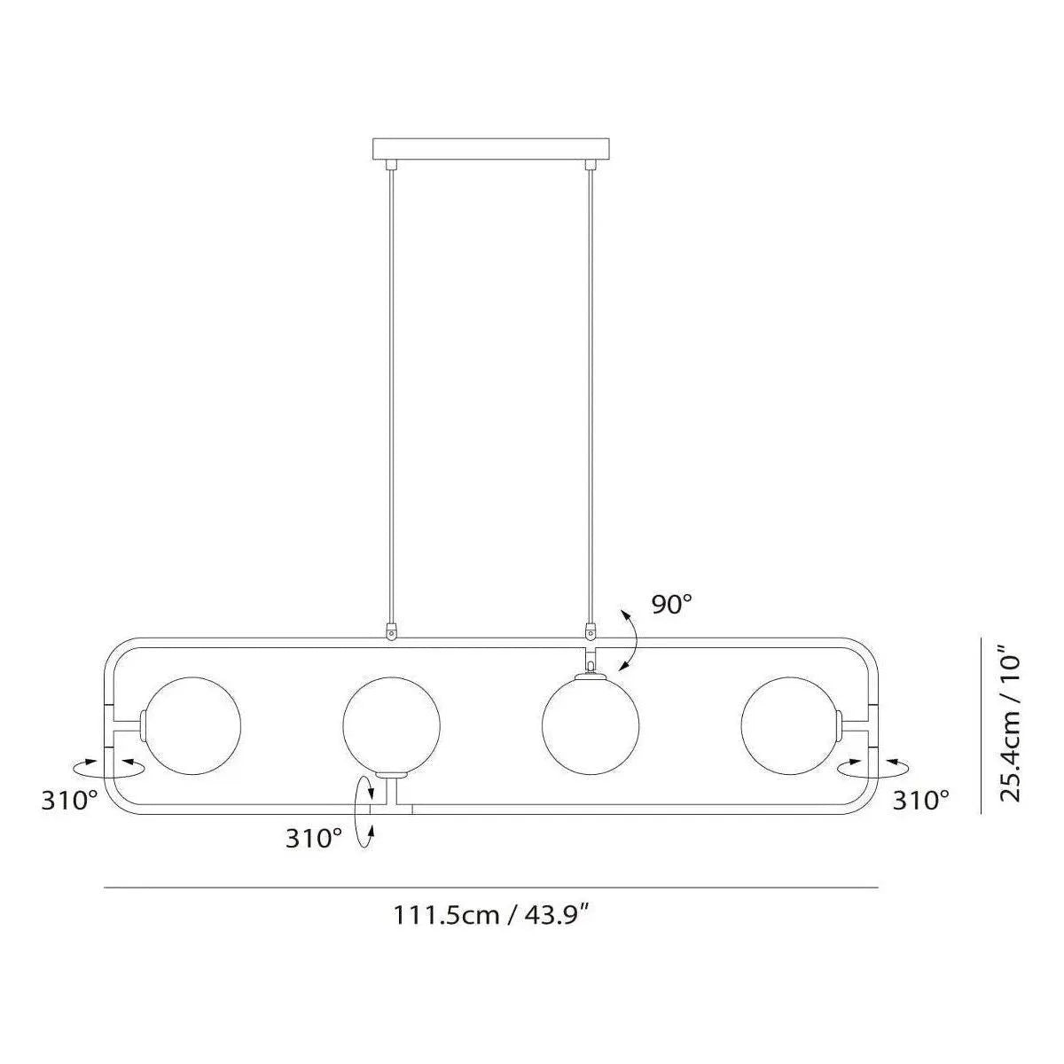 Seed Design - Sircle Pendant Light PH4 - SG-140PH4-BLK | Montreal Lighting & Hardware