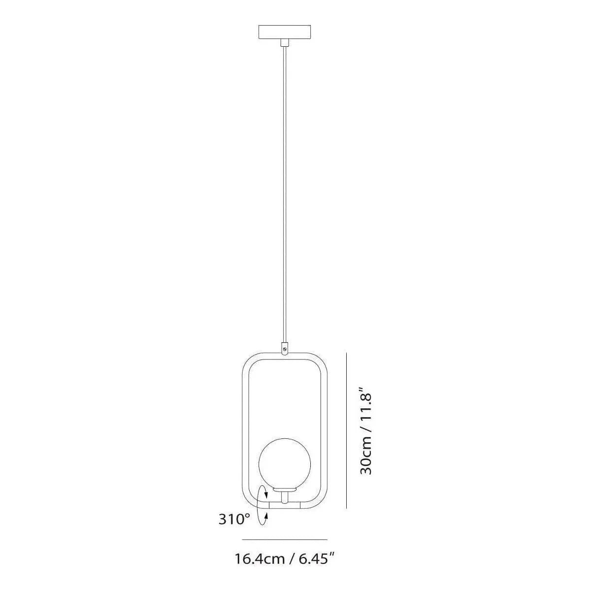 Seed Design - Sircle Pendant Light - SG-100PV-BLK | Montreal Lighting & Hardware