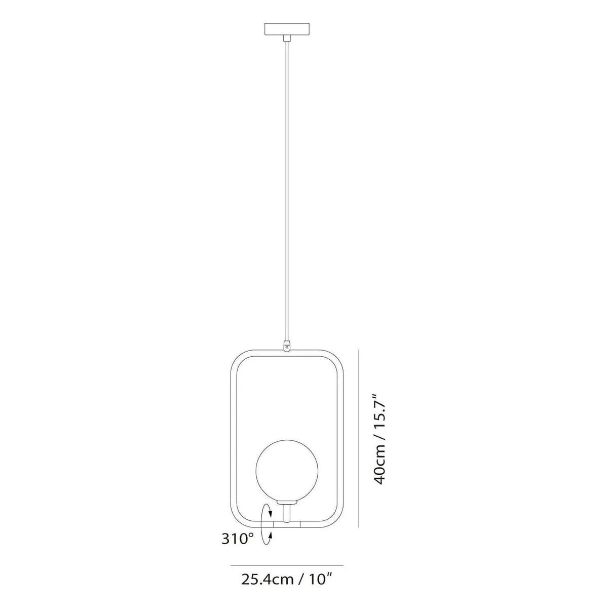 Seed Design - Sircle Pendant Light - SG-100PV-BLK | Montreal Lighting & Hardware