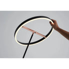 Seed Design - SOL Floor Lamp - SLD-450FBE-BK | Montreal Lighting & Hardware