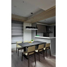 Seed Design - Zhe Pendant Light 4 - SQ-2322MPL4-BK | Montreal Lighting & Hardware