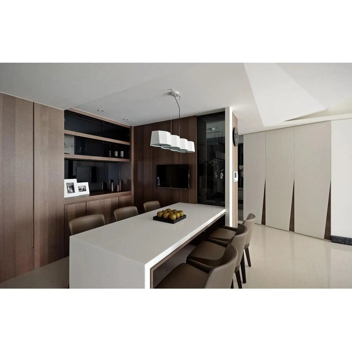 Seed Design - Zhe Pendant Light 4 - SQ-2322MPL4-BK | Montreal Lighting & Hardware