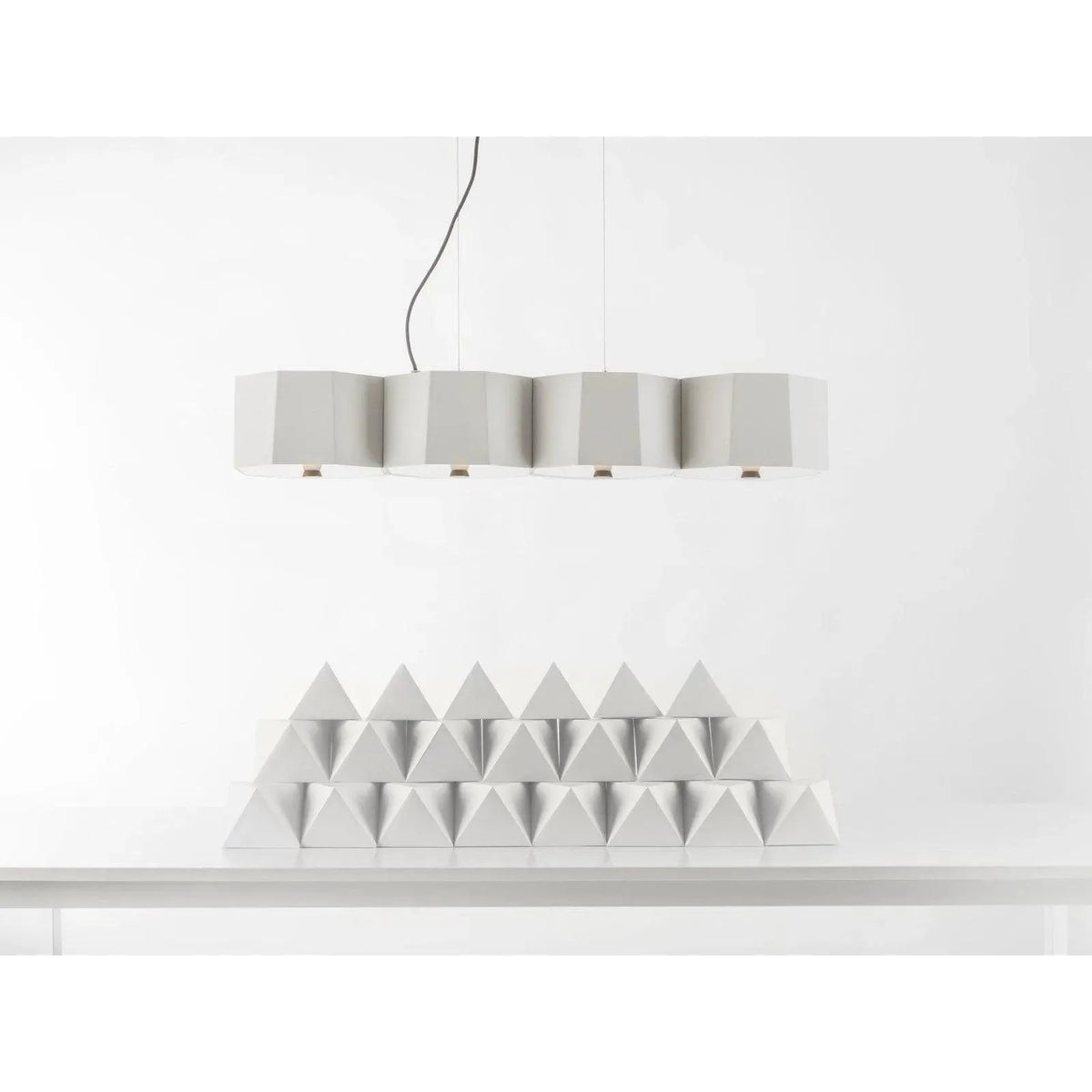 Seed Design - Zhe Pendant Light 4 - SQ-2322MPL4-BK | Montreal Lighting & Hardware