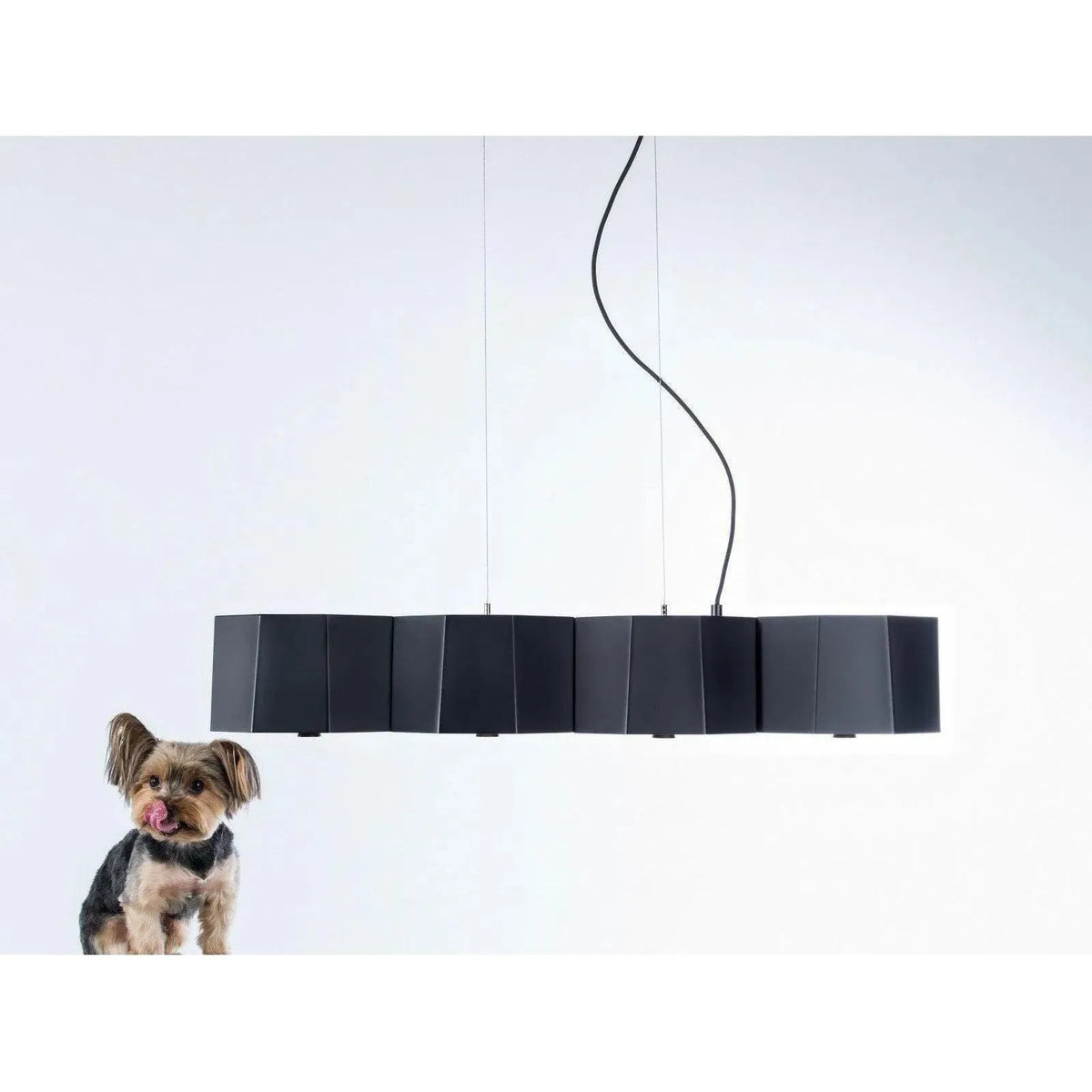 Seed Design - Zhe Pendant Light 4 - SQ-2322MPL4-BK | Montreal Lighting & Hardware