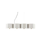 Seed Design - Zhe Pendant Light 4 - SQ-2322MPL4-WH | Montreal Lighting & Hardware
