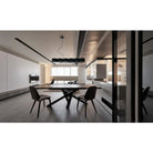 Seed Design - Zhe Pendant Light 6 - SQ-2322MPL6-BK | Montreal Lighting & Hardware