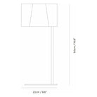 Seed Design - Zhe Table Lamp - SQ-2322MD-BK | Montreal Lighting & Hardware