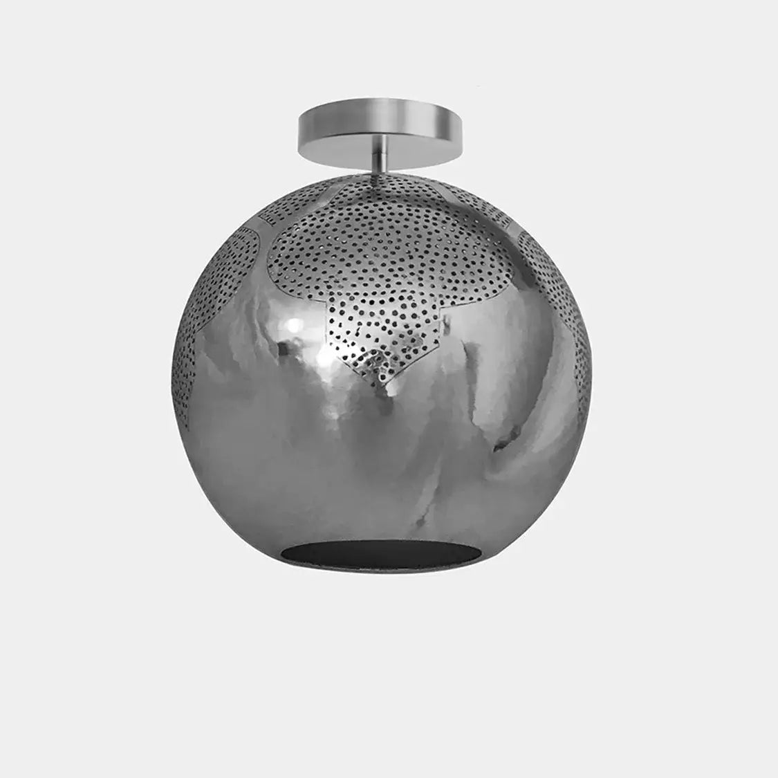 Dounia Home - DH-NAJSEMFLU-MD-MGM - Najma Semi-flush Light - Matte Gun Metal