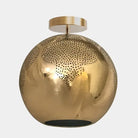 Dounia Home - DH-NAJSEMFLU-SM-PC - Najma Semi-flush Light - Polished Copper