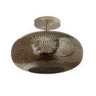 Dounia Home - DH-LILCEIFLU-SM-MGM - Lila Ceiling Flush Mount - Matte Gun Metal