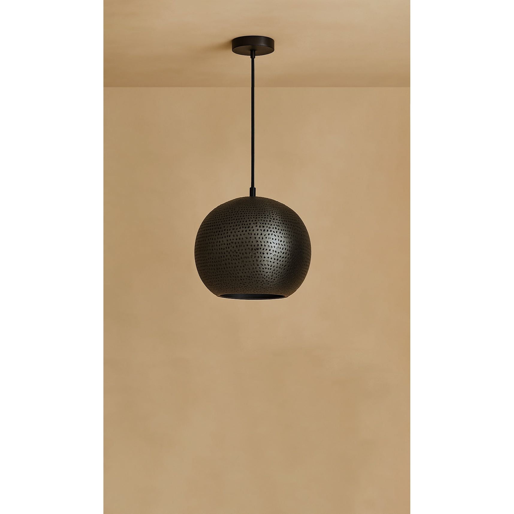 Dounia Home - DH-SHAPENLIG-SM-PC - Shams Pendant Light - Polished Copper