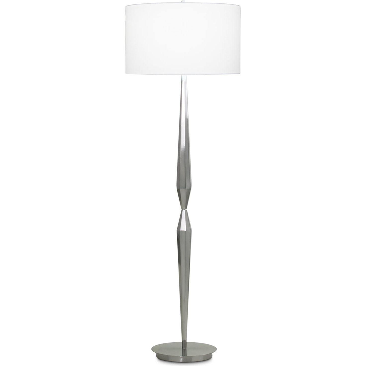 Flow Decor-3885-WHL-Table Lamps-Shaw-Silver