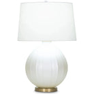 Flow Decor-4032-OWL-Table Lamps-Shelley-White