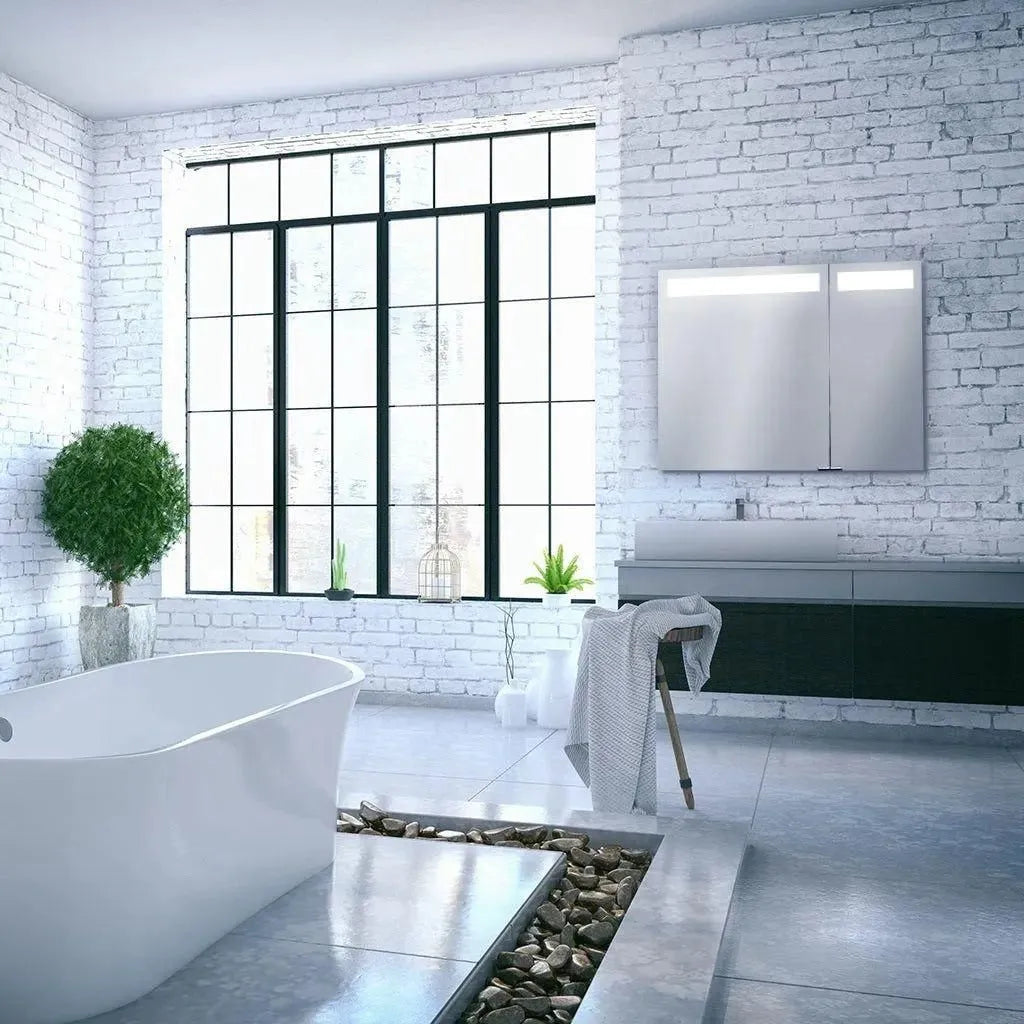 Sidler - DIAMANDO™ LED Medicine Cabinet - 1.479.010 | Montreal Lighting & Hardware