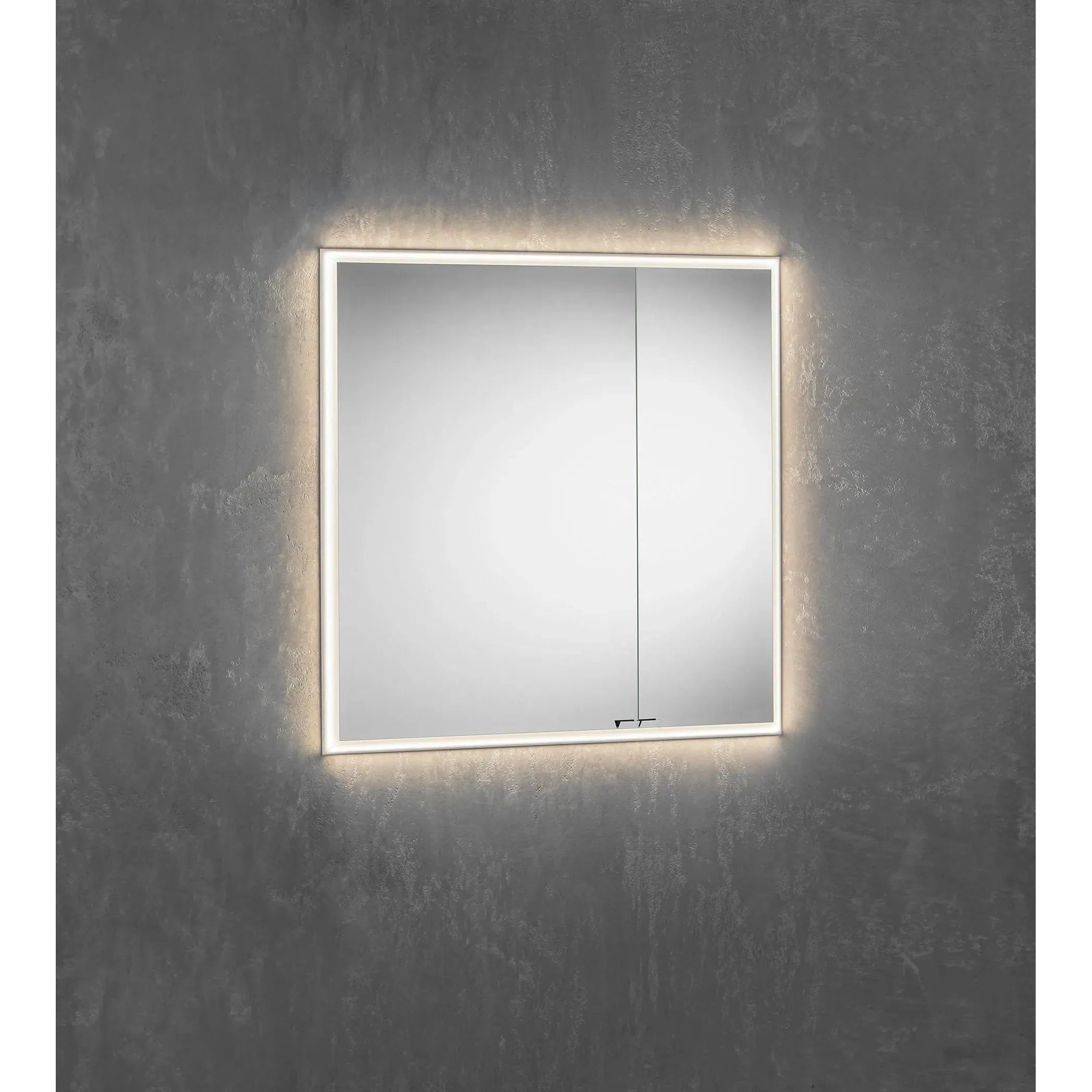 Sidler - QUADRO Two Offset Mirror Medicine Cabinet - 1.1008.013 | Montreal Lighting & Hardware