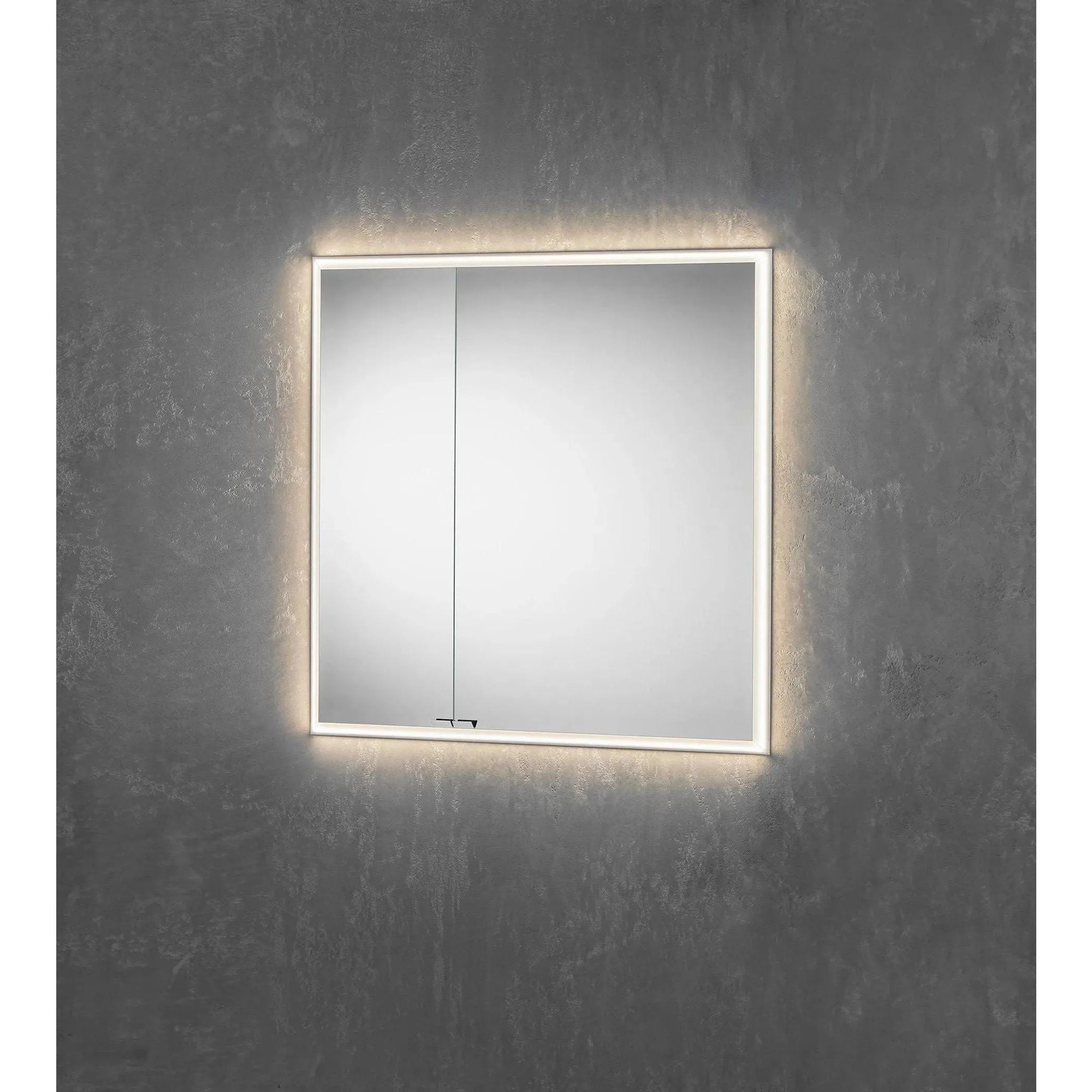 Sidler - QUADRO Two Offset Mirror Medicine Cabinet - 1.1008.013 | Montreal Lighting & Hardware