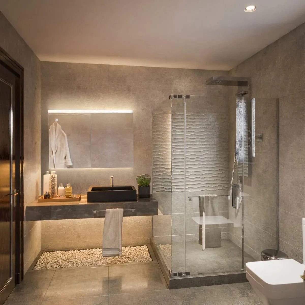 Sidler - XAMO Double Mirror Medicine Cabinet w/ Outlet - 1.1108.303 | Montreal Lighting & Hardware