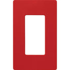 Lutron SC-1-SR Claro & Satin Colors Wallplate in Satin Signal Red
