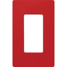 Lutron SC-4-SR Claro & Satin Colors Wallplate in Satin Signal Red