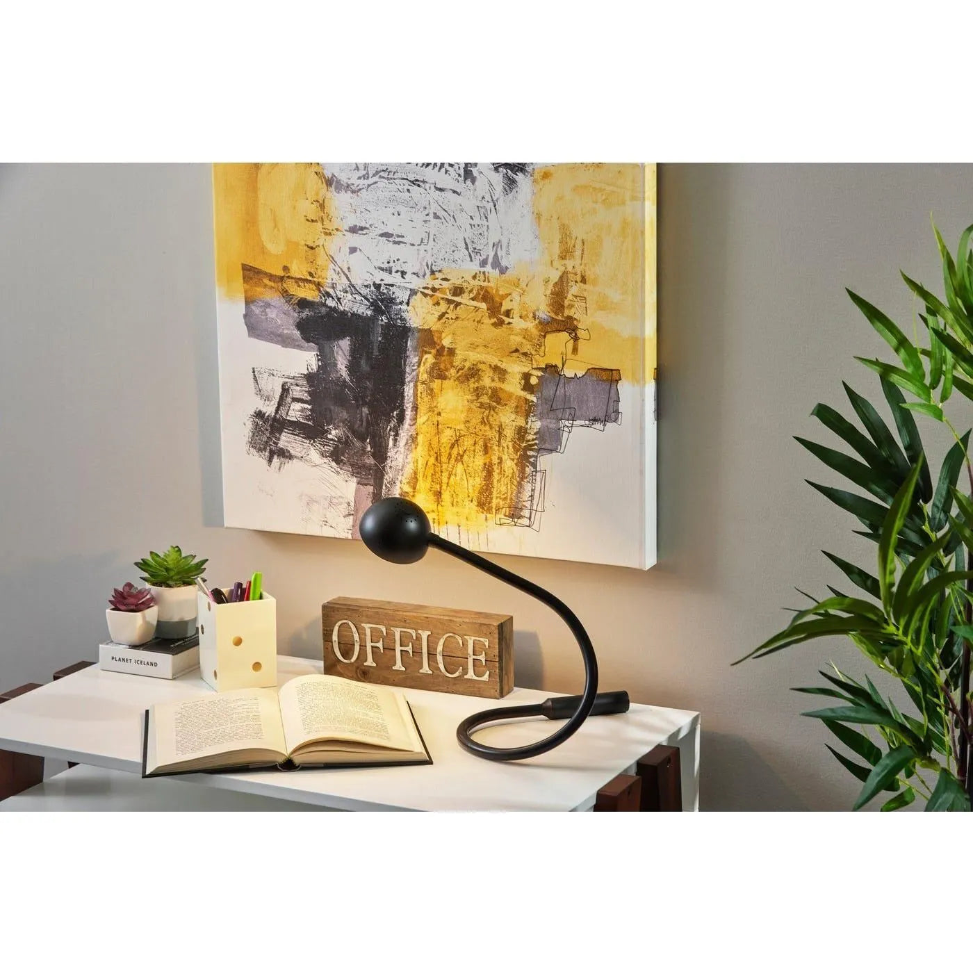 Adesso Home - SL3713-01 - LED Desk Lamp - Cobra - Black