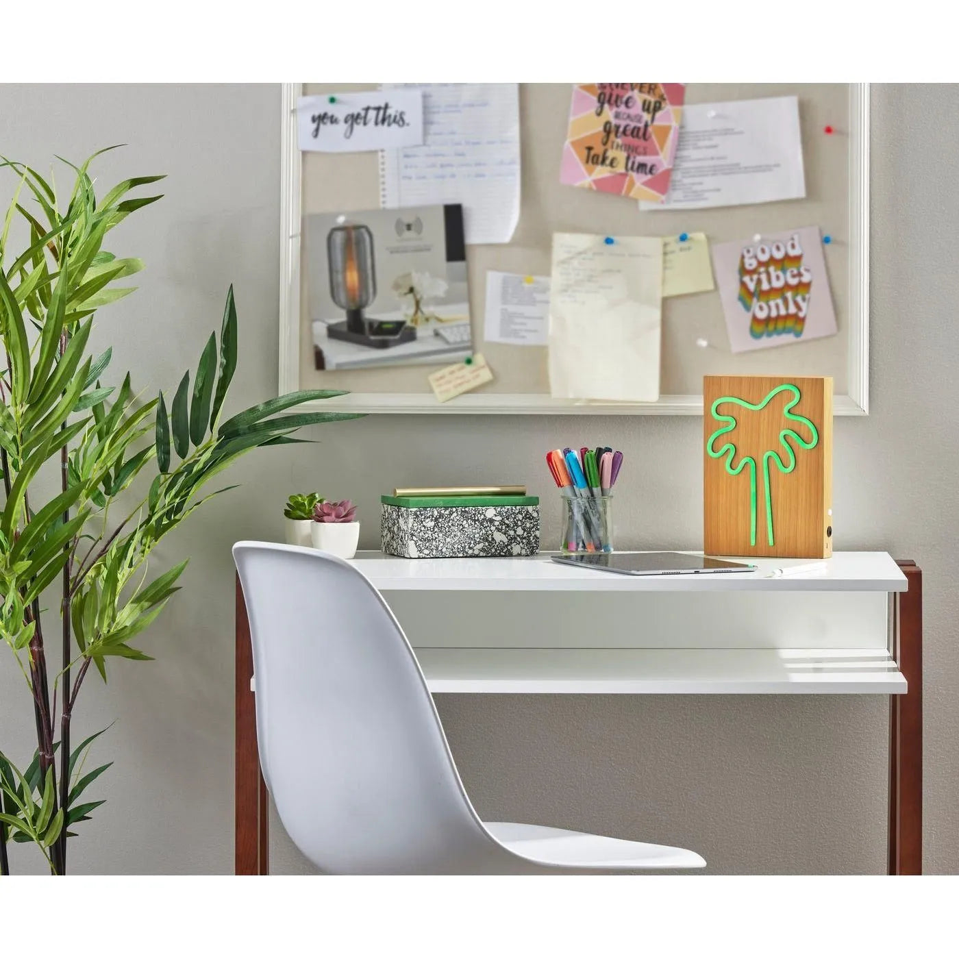 Adesso Home - SL3720-12 - LED Table/Wall Lamp - Neon - Natural Wood Grain Finish On Plastic - Water Transfer