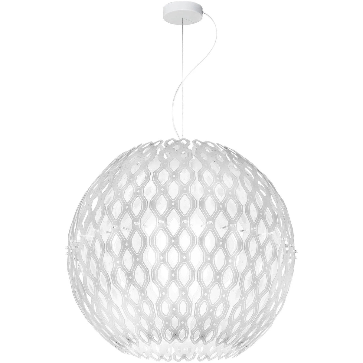 SLAMP - Charlotte Globe Suspension - CHRSM00WHT01TGB000US | Montreal Lighting & Hardware