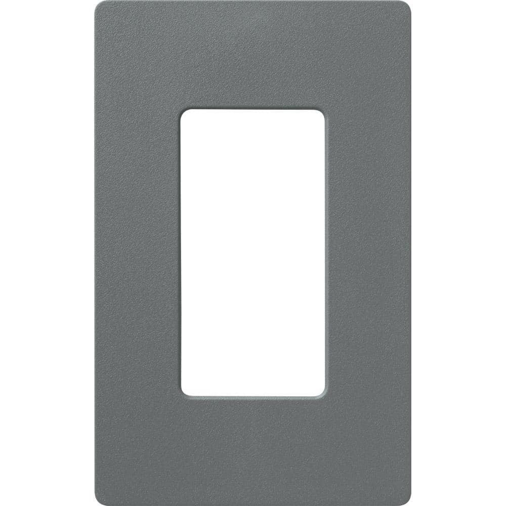 Lutron SC-4-SL Claro & Satin Colors Wallplate in Satin Slate
