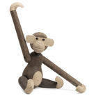 Kay Bojesen 39257 Monkey Wooden Figurine in Oak/Smoked Oak