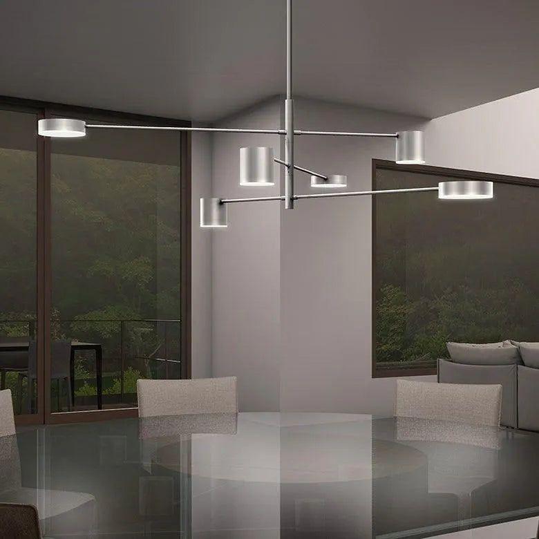 Sonneman 2884.03 Contrepoint LED Linéaire Suspension en blanc satiné