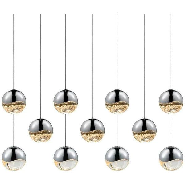 Raisins LED Suspension par Sonneman | Modèle d'exposition