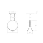Sonneman - Malibu Discs LED Pendant - 1765.03 | Montreal Lighting & Hardware